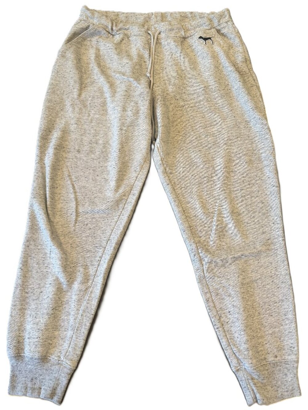 PINK by Victoria's Secret Women's Gray Black Casual Jogger Pants Size Medium
